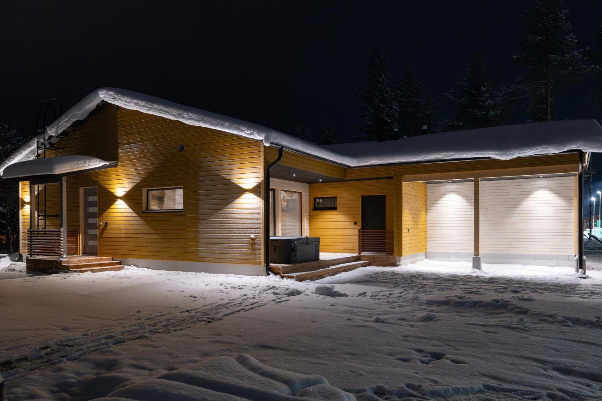 Premium Lapland Villa With Jaguzzi Rovaniemi Exteriör bild